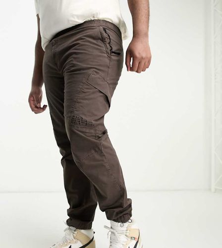 River Island - Big & Tall - Pantalon cargo à 2 poches - foncé - River Island Plus - Modalova