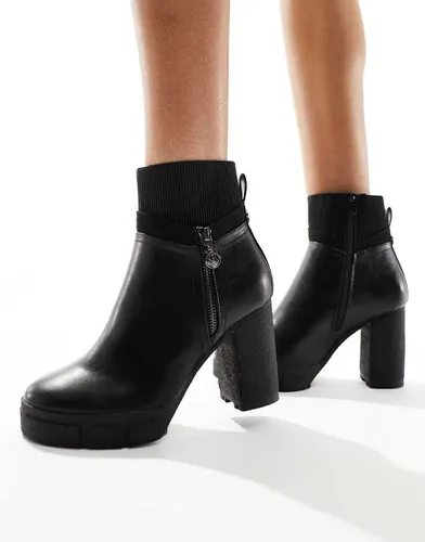 Bottines à talon zippées sur le côté - River Island - Modalova