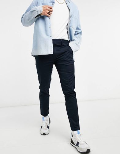 Pantalon chino ajust - Bleu - River Island - Modalova