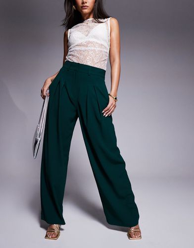 Pantalon plissé ample - foncé - River Island - Modalova