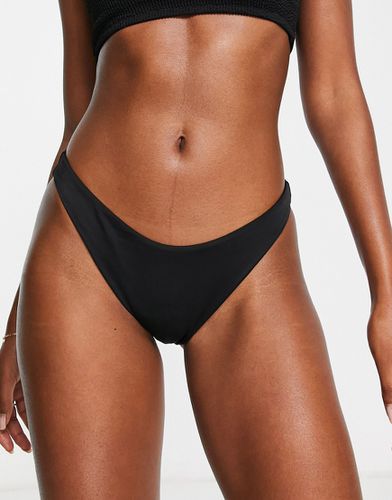 Bas de bikini échancré en polyester - - BLACK - Weekday - Modalova