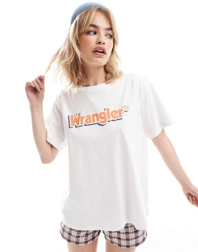T-shirt coupe girlfriend avec logo - Wrangler - Modalova