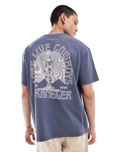 T-shirt oversize vintage avec logo cowboy imprimé au dos - Wrangler - Modalova