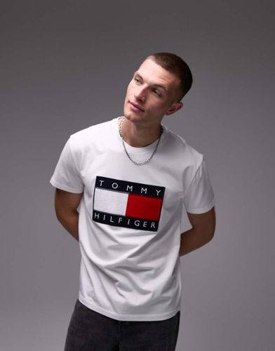 T-shirt avec drapeau nautique - Tommy Hilfiger - Modalova
