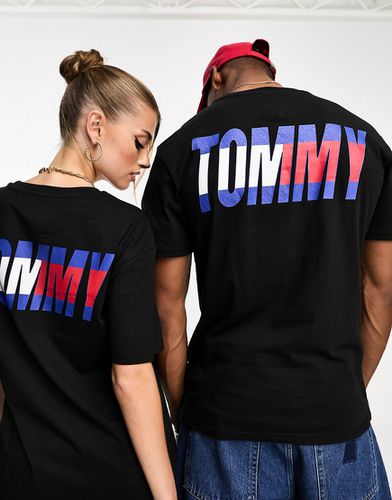 Essential - T-shirt unisexe à logo - Noir - Tommy Jeans - Modalova