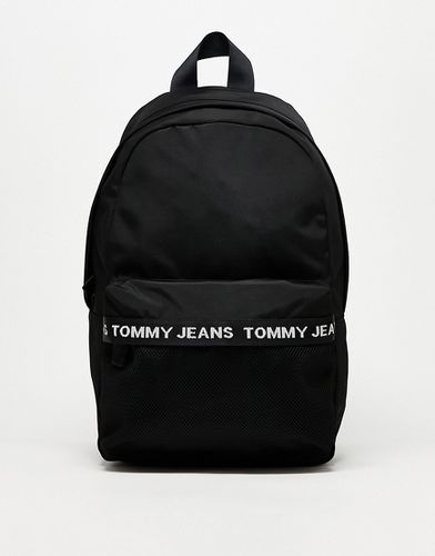 Essentiel - Sac à dos à bande logo - Noir - Tommy Jeans - Modalova