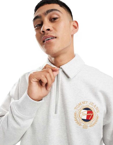 Explorer - Sweat à logo avec encolure zippée - Tommy Jeans - Modalova