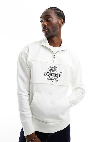 Polaire luxueuse décontractée à col zippé - Tommy Jeans - Modalova