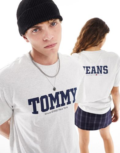 T-shirt unisexe classique à logo signature - Tommy Jeans - Modalova