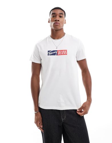 T-shirt avec logo emblématique coupe slim - Tommy Jeans - Modalova