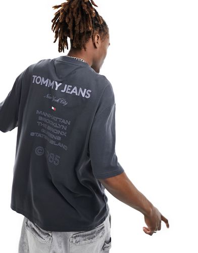 T-shirt oversize à imprimé NYC 1985 - Anthracite - Tommy Jeans - Modalova