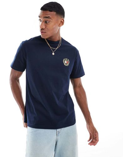 T-shirt ras de cou avec logo brodé - Tommy Jeans - Modalova