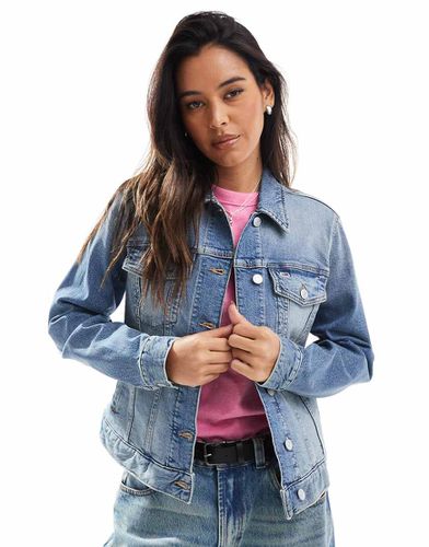 Veste camionneur en jean ajustée - clair - Tommy Jeans - Modalova