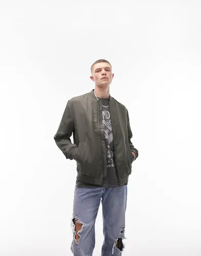 Topman - Bomber léger - Kaki-Vert - Topman - Modalova