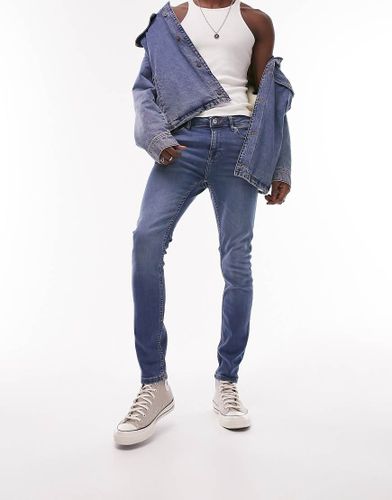 Jean effet vaporisé à délavage moyen - Topman - Modalova