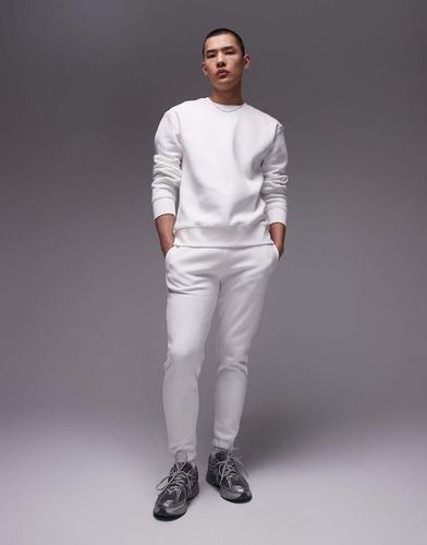 Pantalon de jogging ajusté - Blanc - Topman - Modalova