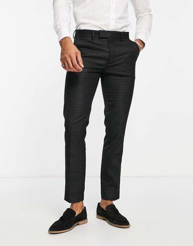 Pantalon skinny en jacquard - Topman - Modalova