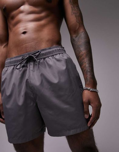 Topman - Short de bain - Gris - Topman - Modalova