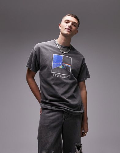 T-shirt oversize avec imprimé Pink Floyd - délavé - Topman - Modalova