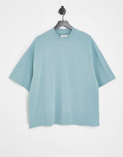 T-shirt ultra oversize - Bleu moyen - MGREEN - Topman - Modalova