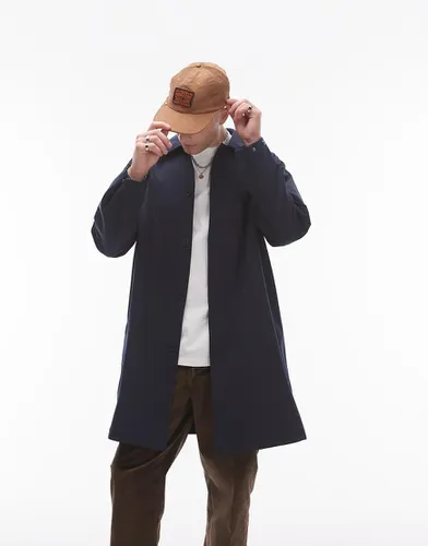 Topman - Trench-coat - Bleu marine - Topman - Modalova