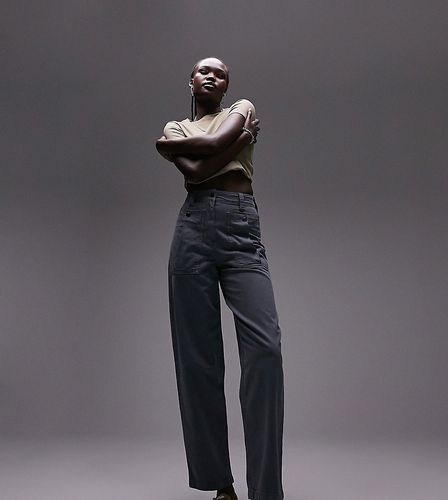 Premium - Pantalon fuselé bouffant avec poches - Topshop Tall - Modalova