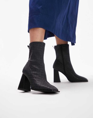 Tilly - Bottines souples à talon carré - Topshop - Modalova