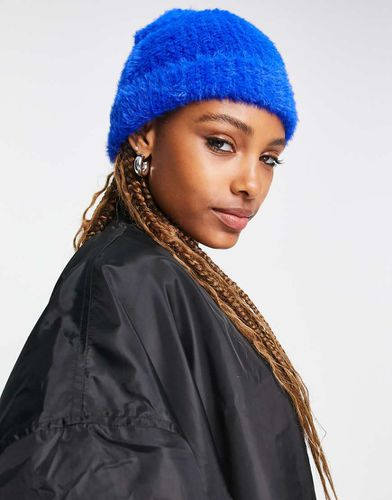 Topshop - Bonnet ultra doux - Bleu - Topshop - Modalova