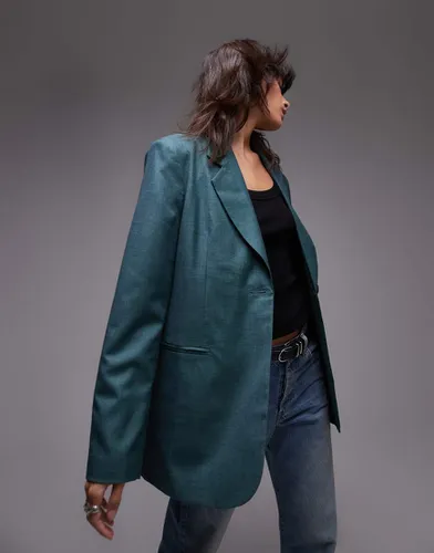 Topshop - Blazer - Vert - Topshop - Modalova