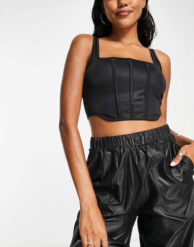 Topshop - Brassière corset - Noir - Topshop - Modalova