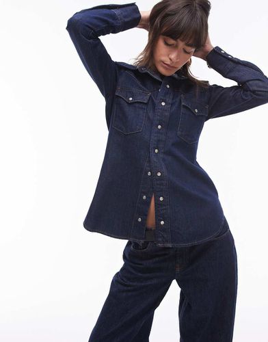 Chemise en jean style western - Topshop - Modalova