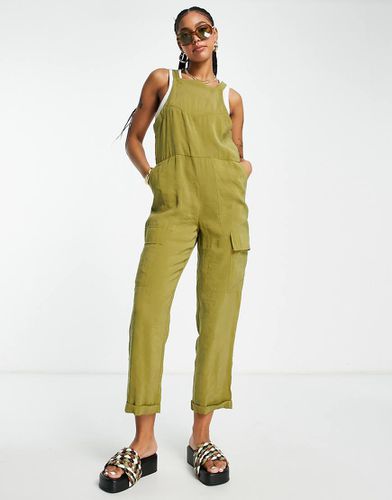 Topshop - Combinaison - Kaki-Vert - Topshop - Modalova