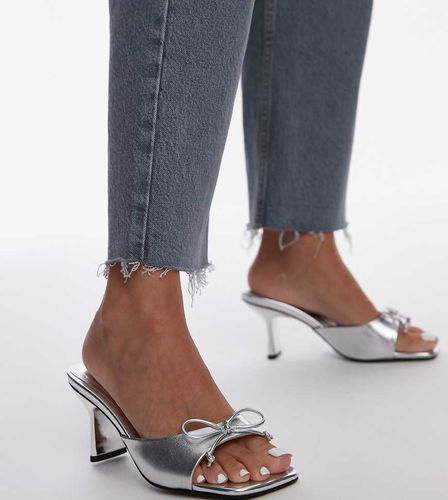 Gem - Mules larges à talon et naud - Topshop - Modalova