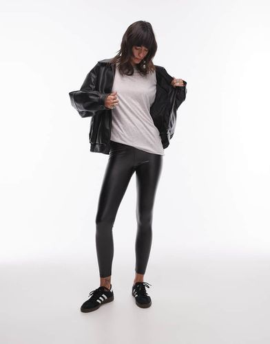 Legging en similicuir - Topshop - Modalova