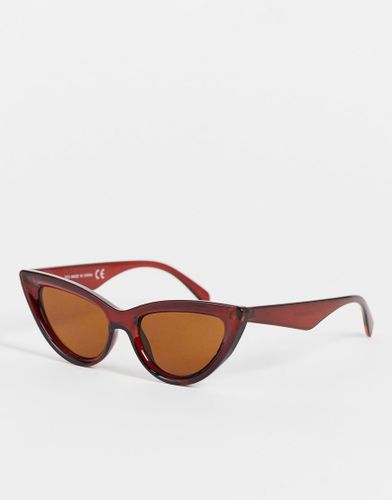 Lunettes de soleil yeux de chat en plastique - Topshop - Modalova
