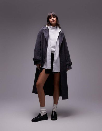 Topshop - Manteau - Gris foncé - Topshop - Modalova