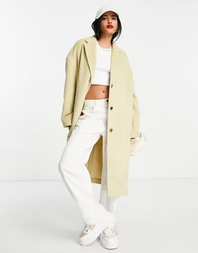 Manteau long élégant - clair - Topshop - Modalova