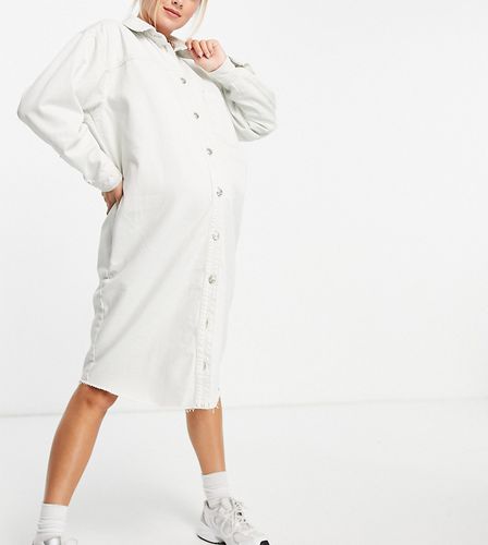 Robe chemise oversize en jean - Topshop Maternity - Modalova