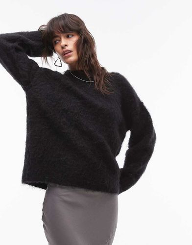 Pull décontracté en maille duveteuse - Topshop - Modalova