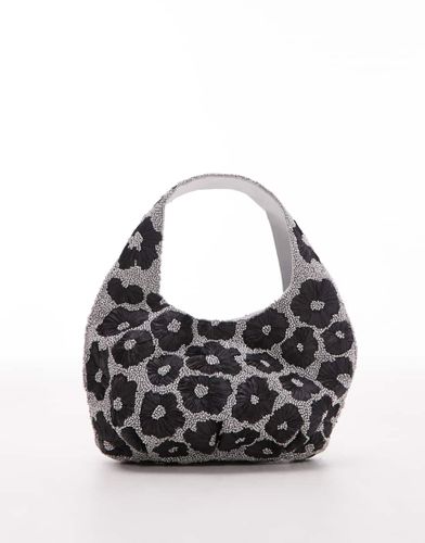 Sindri - Sac ornement  fleurs - et argent - Topshop - Modalova