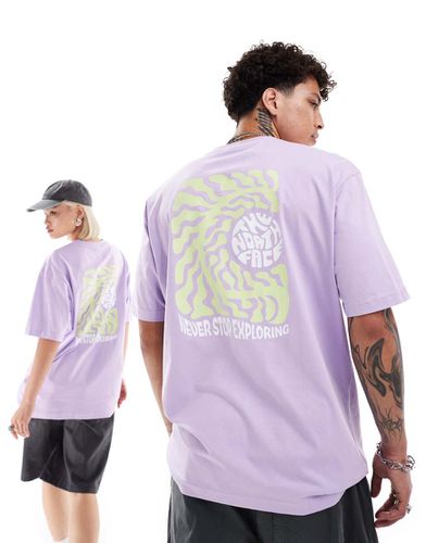 Exotic Days - T-shirt oversize imprimé au dos - Lilas - The North Face - Modalova