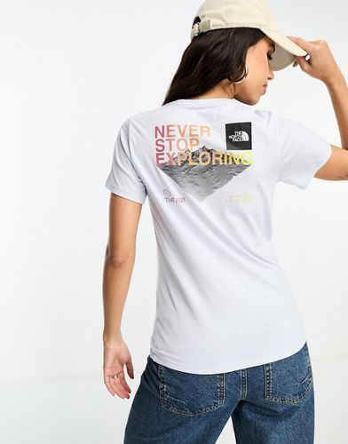 Foundation - T-shirt à imprimé graphique au dos - pâle - The North Face - Modalova