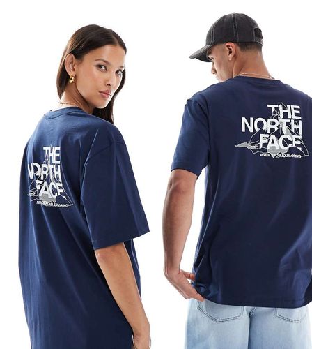 T-shirt oversize avec imprim dessin montagne au dos - The North Face - Modalova