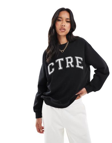 Sweat-shirt ras de cou style universitaire - The Couture Club - Modalova