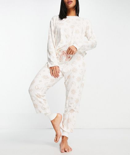 X Chelsea Peers - Pyjama long avec imprimé lune mystique métallisé - The Wellness Project - Modalova
