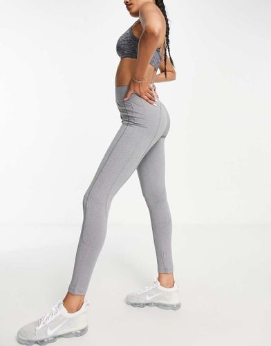 Fitness - Legging de sport surpiqué - chiné - Threadbare - Modalova