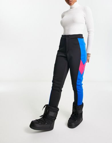 Threadbare - Pantalon de ski à empiècements - /bleu - Threadbare Plus Fitness - Modalova