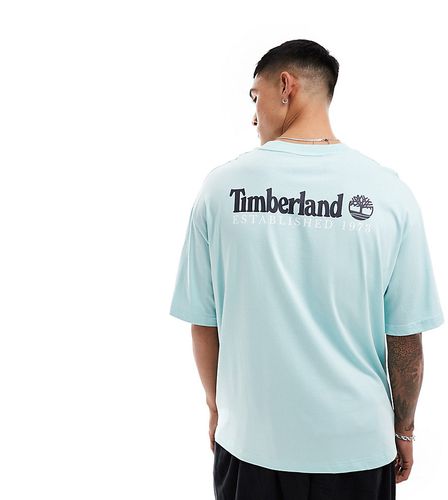 T-shirt oversize avec large logo manuscrit imprimé dans le dos - clair - Timberland - Modalova