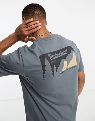 T-shirt à imprimé montagne au dos - Timberland - Modalova