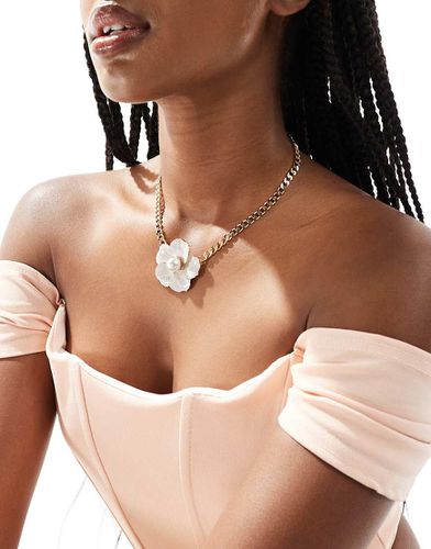 Collier avec pendentif grande fleur - True Decadence - Modalova